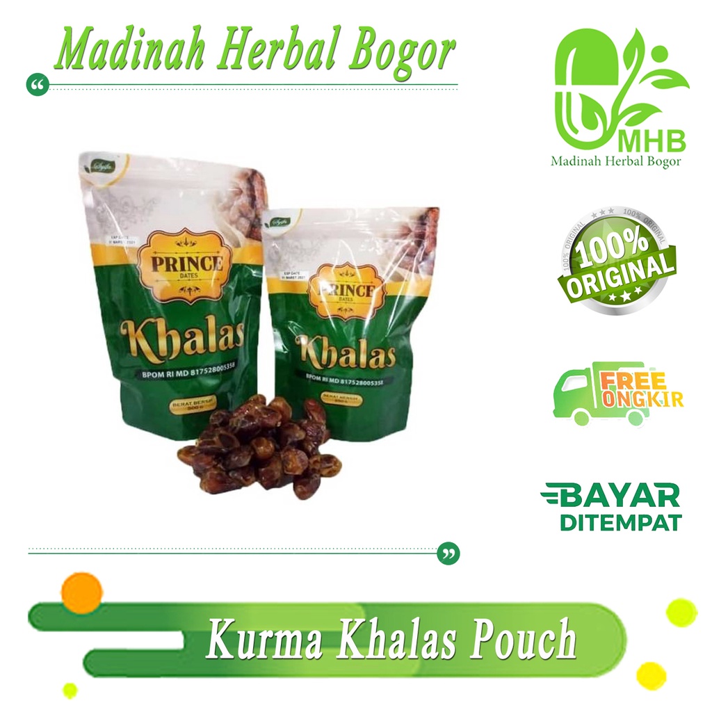 

Kurma Prince Dates Khalas 500gr / Kurma Khalas