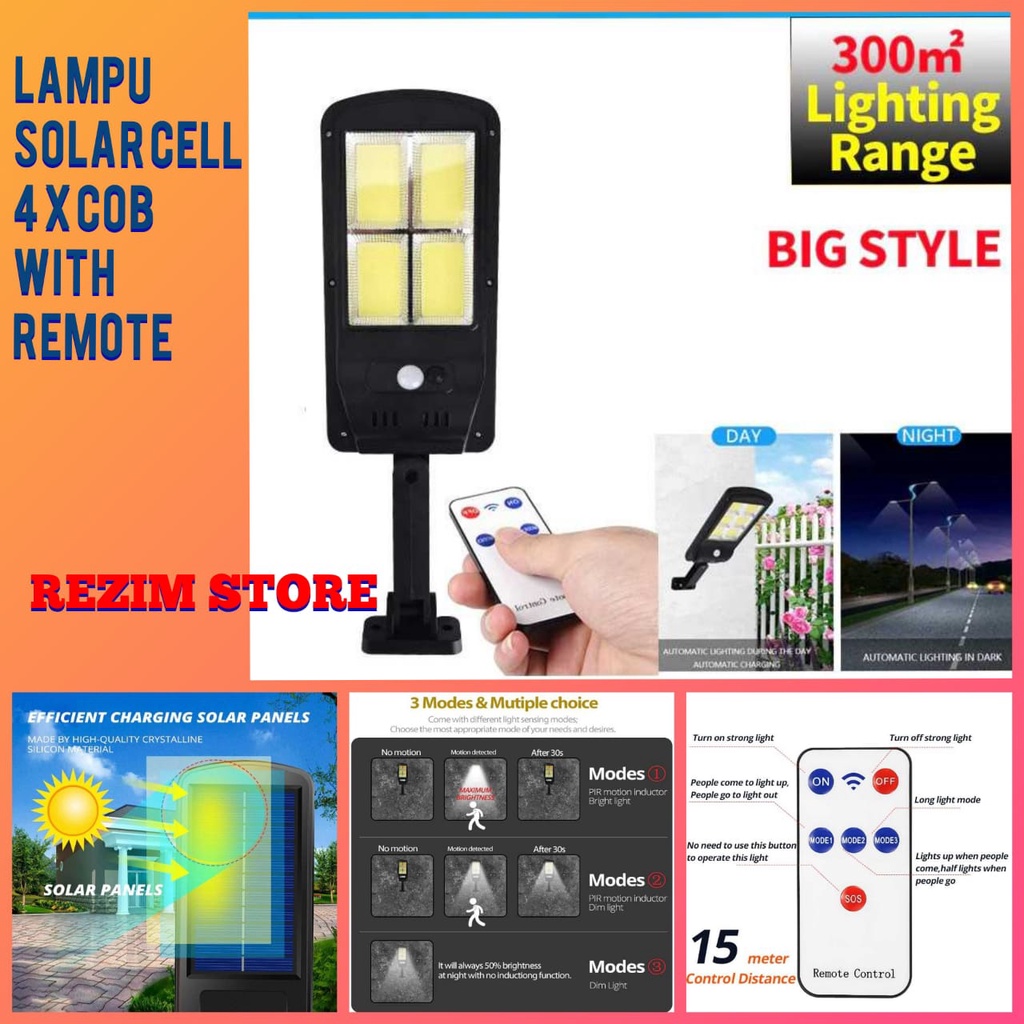 Lampu Outdoor Solar Panel/Lampu taman solar cell tenaga matahari Solar Cell waterproof - Solar Lamp