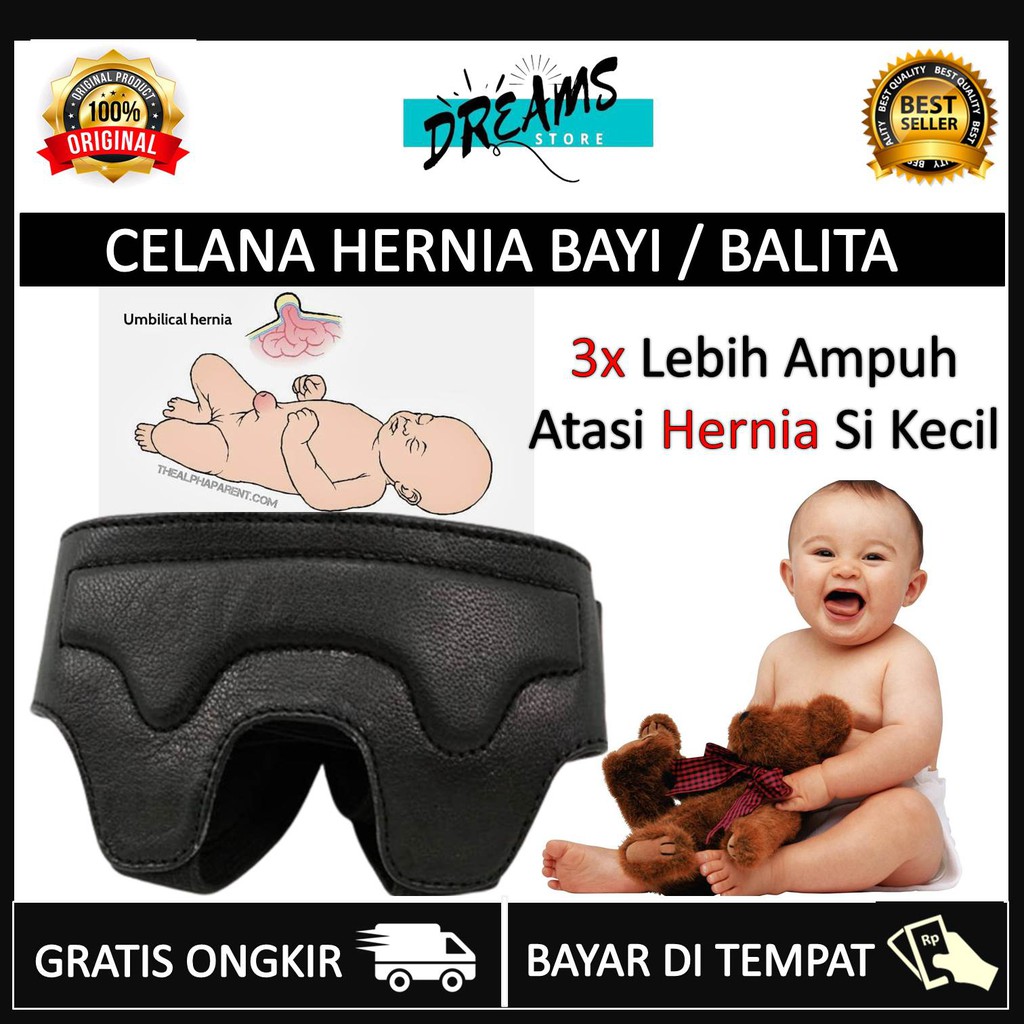 Celana Hernia Anak Anak, Celana Hernia Bayi / Balita, Alat Terapi Hernia Paling Ampuh Tanpa Operasi