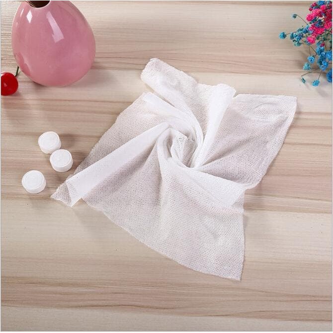 Tissue Tisu Travel Ajaib Handuk Mini Towel Kompress Tisu Ngembang