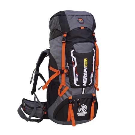 Tas gunung carrier Zarventure Merapi 60+5 liter