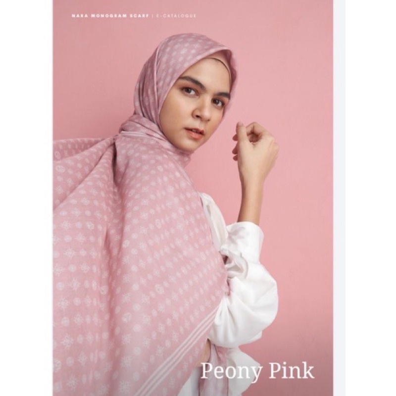 nara scarf ria miranda monogram