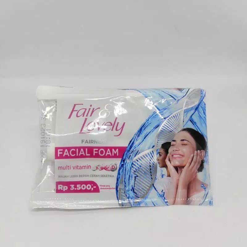 FAIR &amp; LOVELY SACHET 9 gr Facial Foam Dan Cream