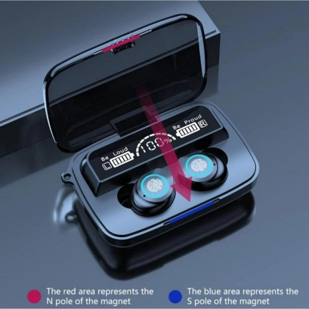 TWS M17 WIRELESS HEADSET BLUETOOTH V5.3 EARPHONE HD LED