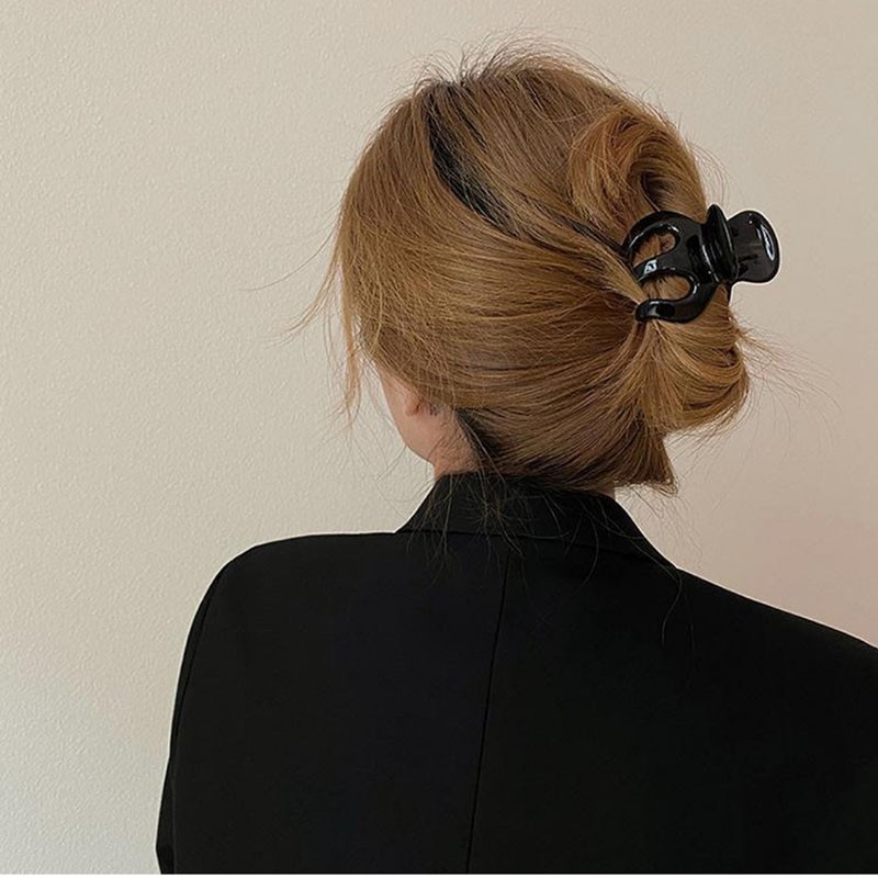 (COD) Jepitan Rambut Jedai Ala Korea Jedai Rambut 3cm Transparan Bening Termurah 3CM