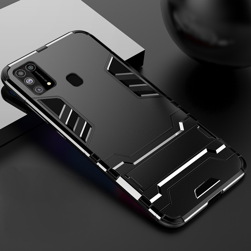 Casing Hard Case Armor Robot Bahan PC + Silikon Untuk Samsung Galaxy M31 / M31S / M31