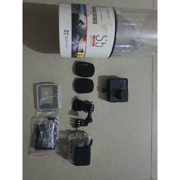Action Cam Ezviz 4K Second 98% ,kelengkapan sesuai Foto