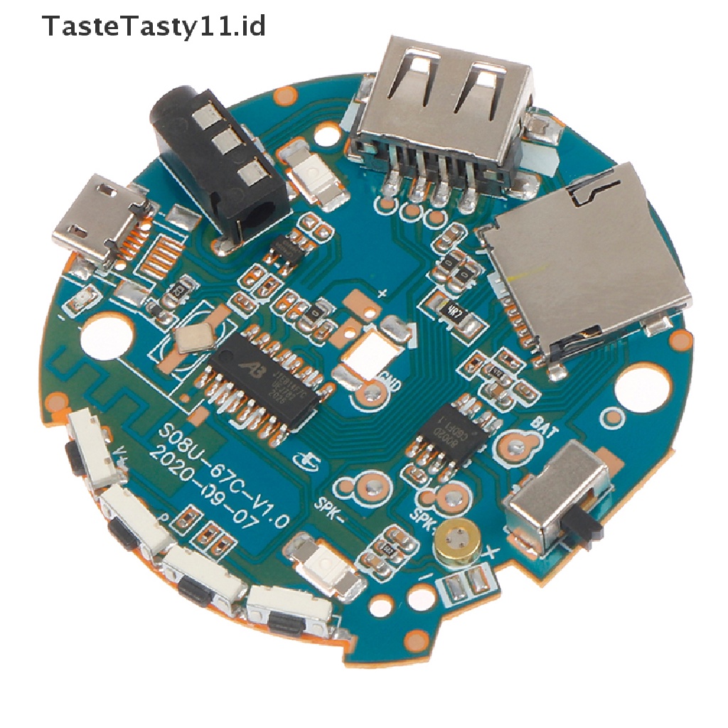 【TasteTasty】 3.7-5V Multifunction Bluetooth Receiver Audio Amplifier Board MP3 Decoder .