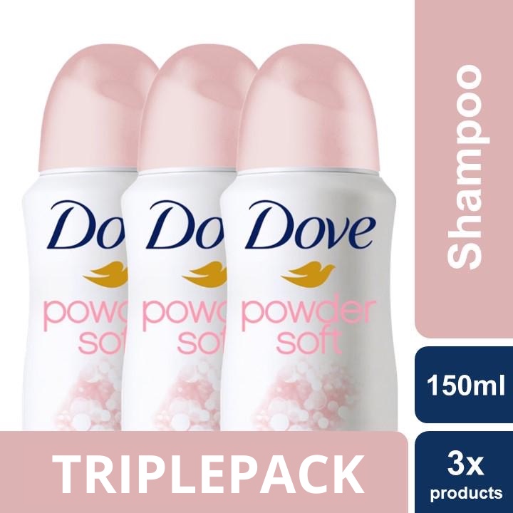 Jual Dove Deodorant Spray Powder Soft 150ml Triplepack Shopee Indonesia