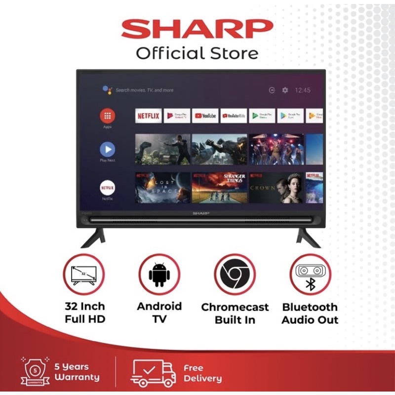 Sharp 2T-C32BG1i Android TV 32"