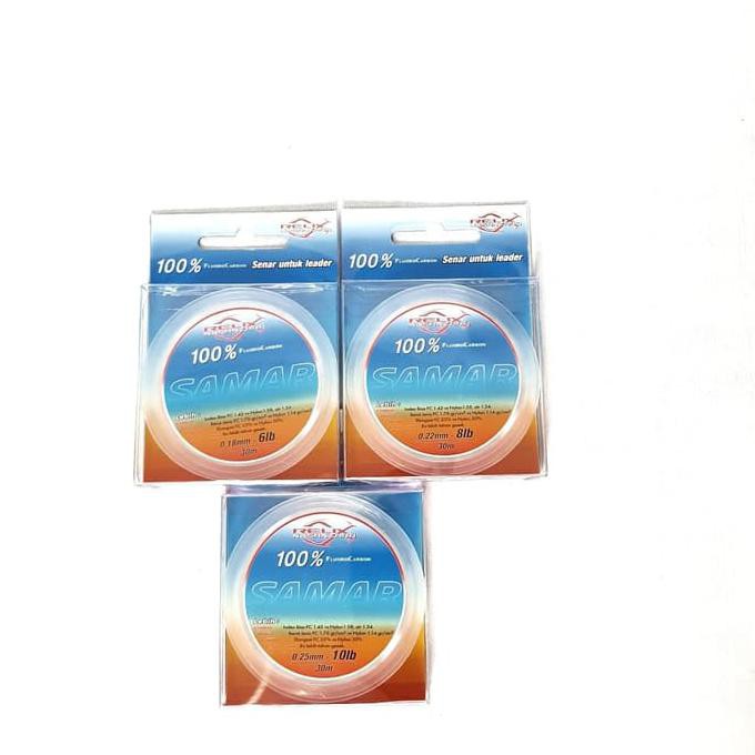 Senar Leader Relix Nusantara Samar 6 lb 8 lb dan 10 lb