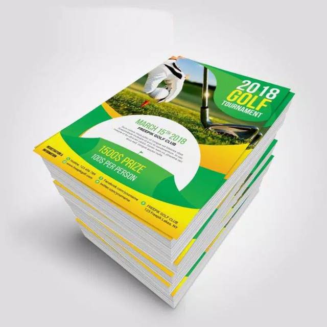 

CETAK BROSUR/PAMFLET/FLYER A7 ART PAPER FULL COLOR
