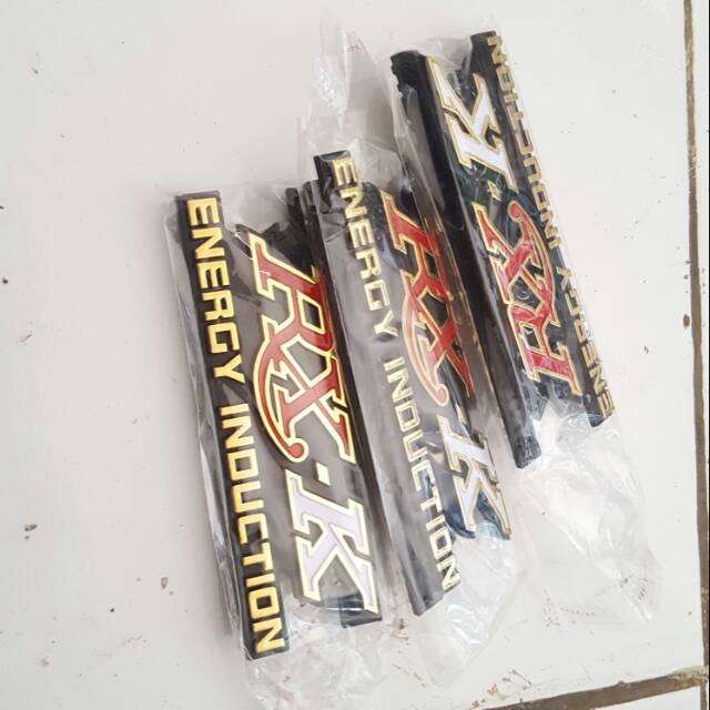 emblem bok aki yamaha  rx k 135cc