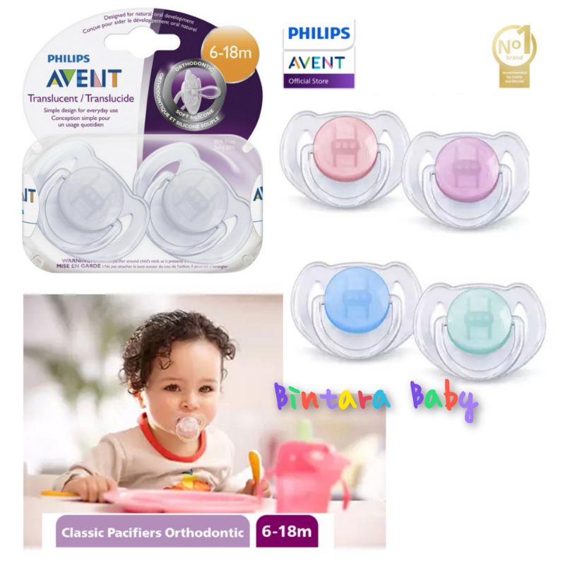 (Lengkap DENGAN TUTUP EMPENG) Empeng Avent Newborn Avent Soother 6m Orthodontic soother Empeng 6 bulan / empeng 6-18 bulan / Empeng Bayi Terbaik