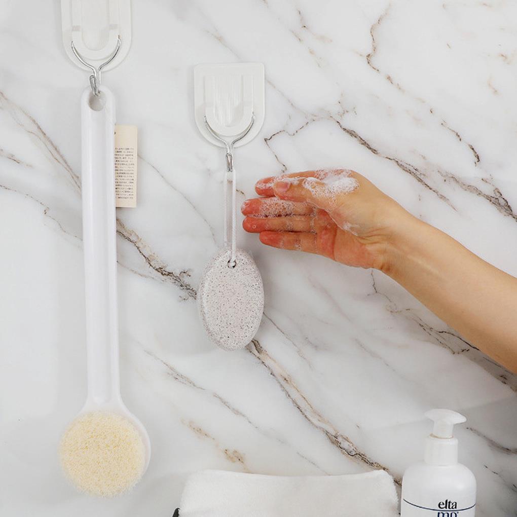 (house2020) 6pcs / Set Kait Gantungan Dinding / Pintu / Ubin / Kaca Kuat Untuk Perlengkapan Rumah