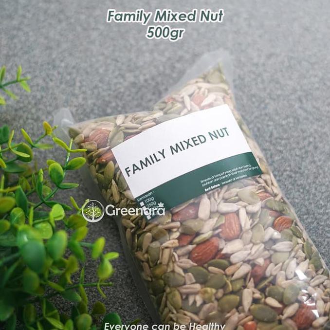 

MURAH PROMO Family Mixed Nuts 500gr / almond / sunflower seed / pumpkin seed