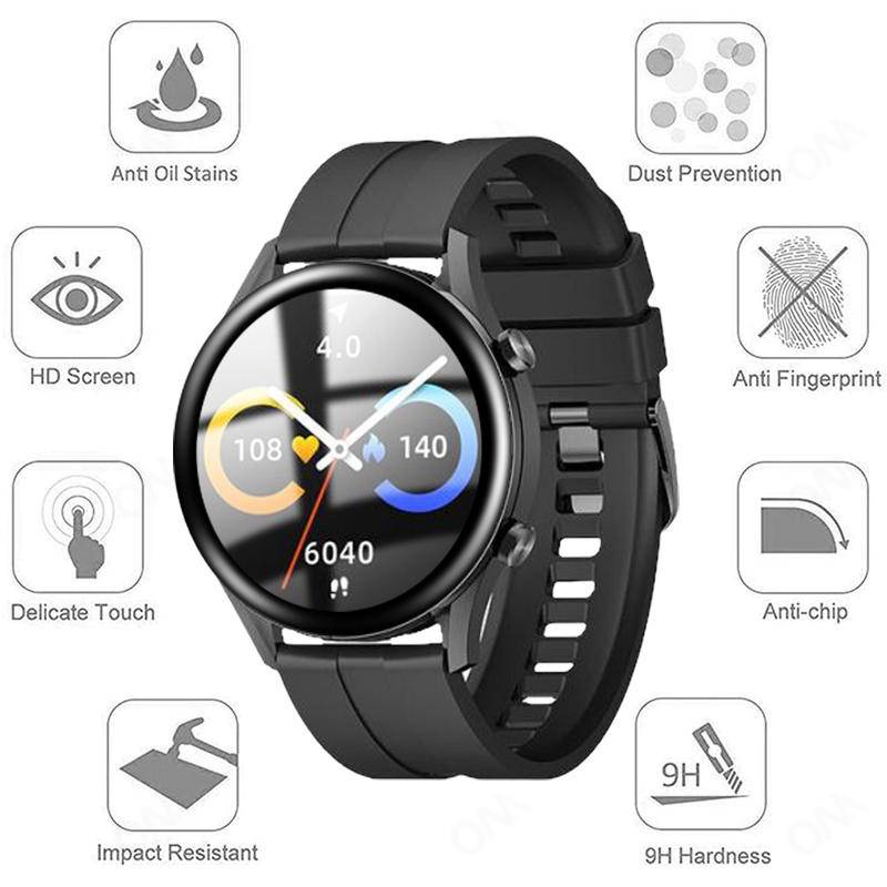 Pelindung Layar Smartwatch Huawei GT 2 3 Pro GT2e 42mm 46mm Watch 3 Pro 43mm 46mm Full Screen Blu-ray 46mm