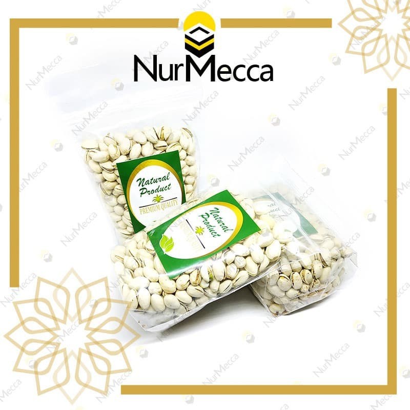 

Kacang Pistachio 250 gr Camilan Sehat Oleh Oleh Haji dan Umroh