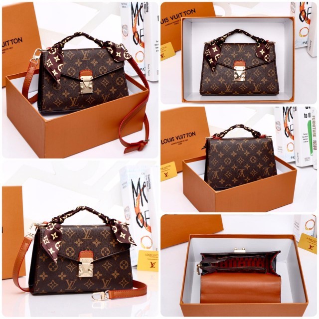 TAS WANITA LOUIS VUITTON  7727 (WITH BOX)