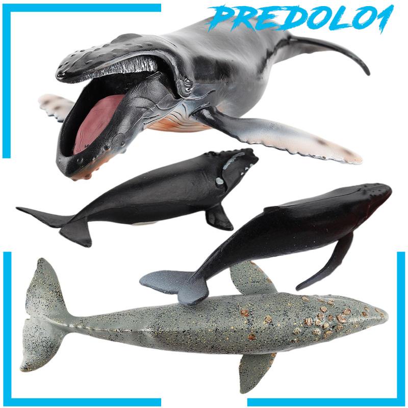 [PREDOLO1] Simulation Whale Model Toy Ornaments Crafts Teaching Aid for Girls Kids Boys