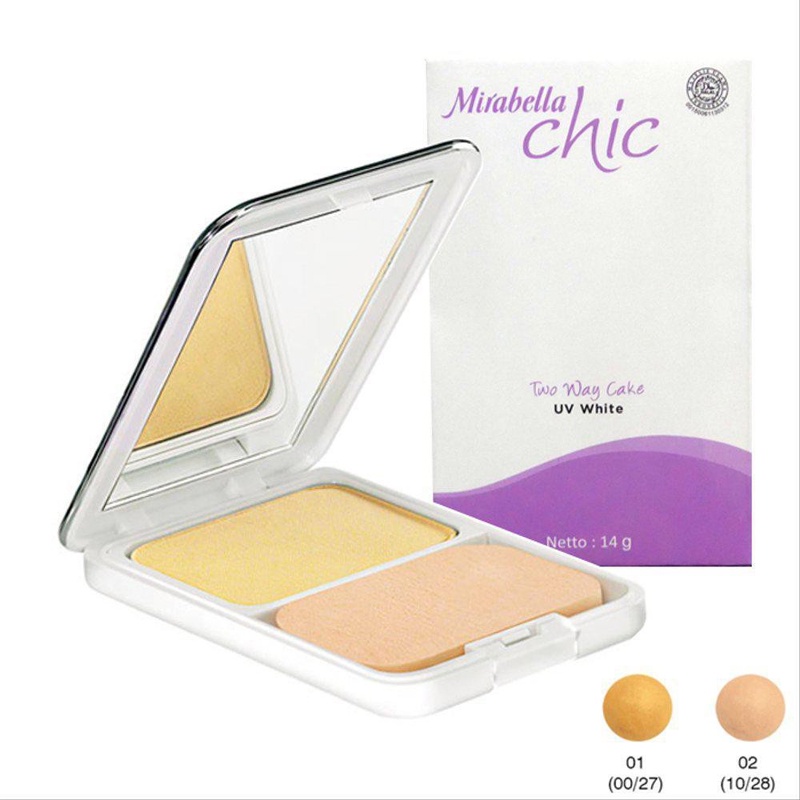 Mirabella Chic Two Way Cake UV White