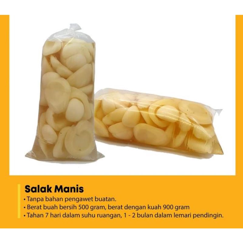 

manisan salak manis/pedas