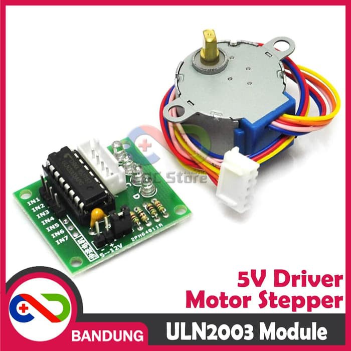 ULN2003 DRIVER MOTOR STEPPER 5V BOARD PLUS MOTOR STEPPER 5V 4-PHASE