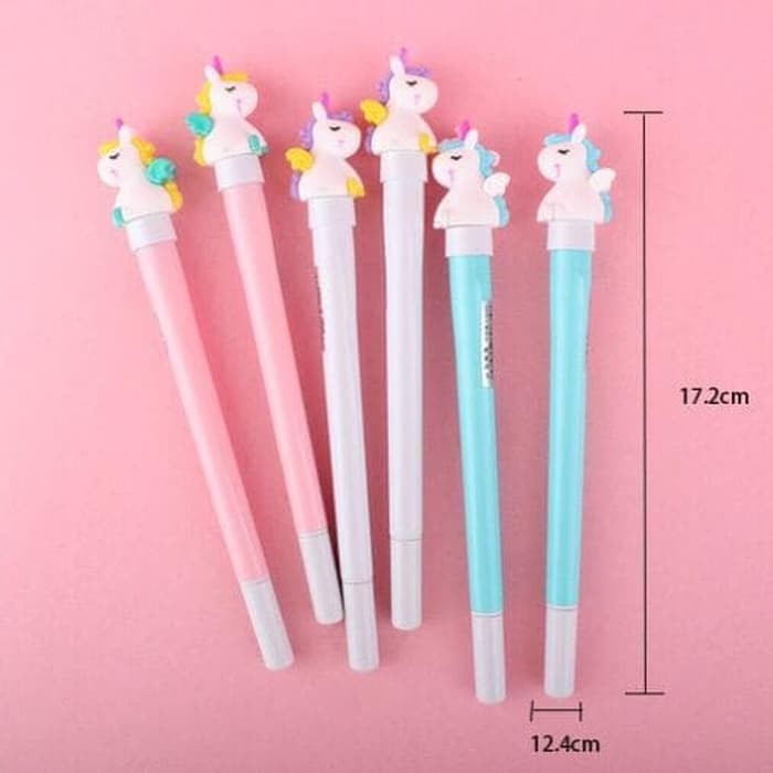 Pulpen Unicorn Lampu LED/Pena Unicorn Lampu/Pulpen Nyala BPKL-08