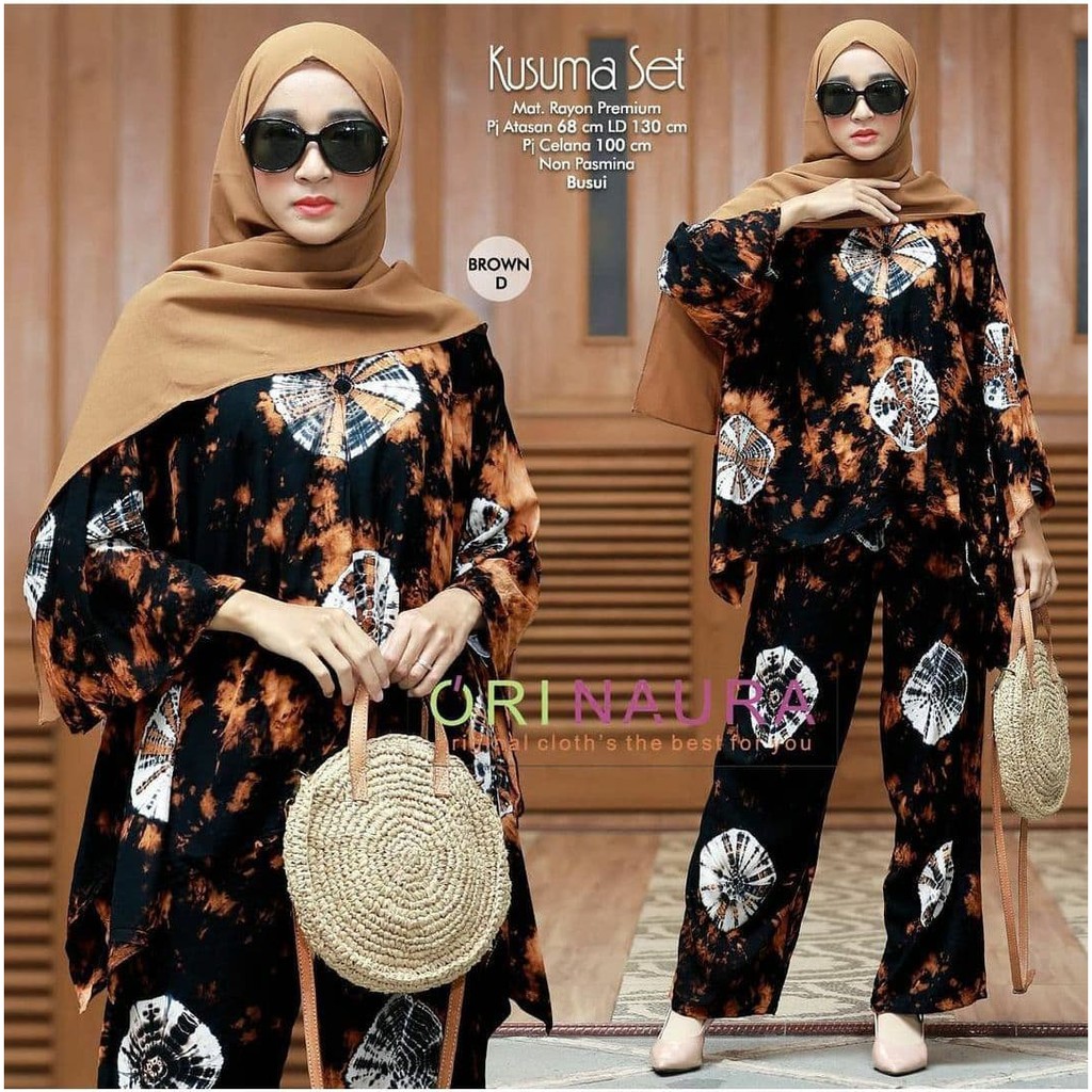 COD Setelan Waka - Baju One Set Wanita - Setelan Wanita LD 130 - Pakaian Wanita Jumbo - Setelan Tie Dye