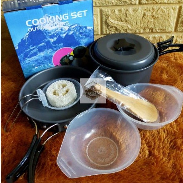 Cooking Set DS200 - Nesting DS 200 - Panci Teflon DS-200 / Cookingset