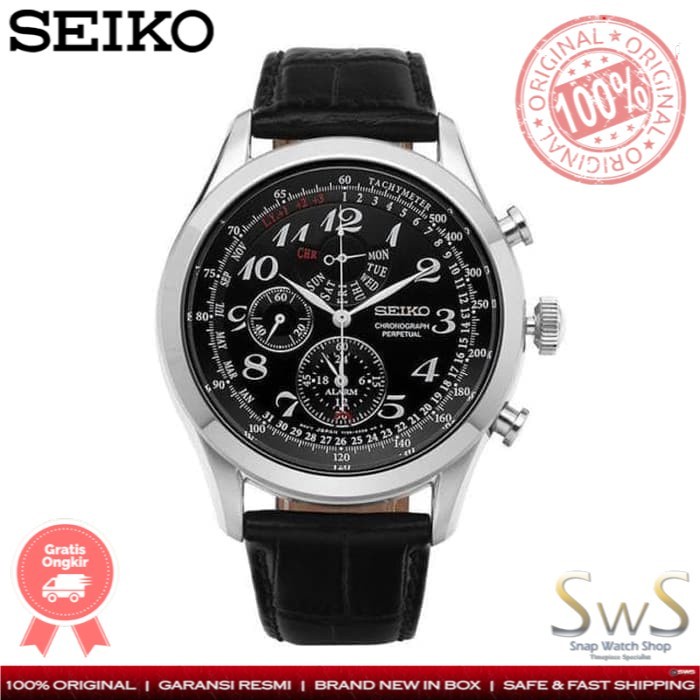 Seiko Chronograph Perpetual SPC133P1 Original Jam Tangan Pria