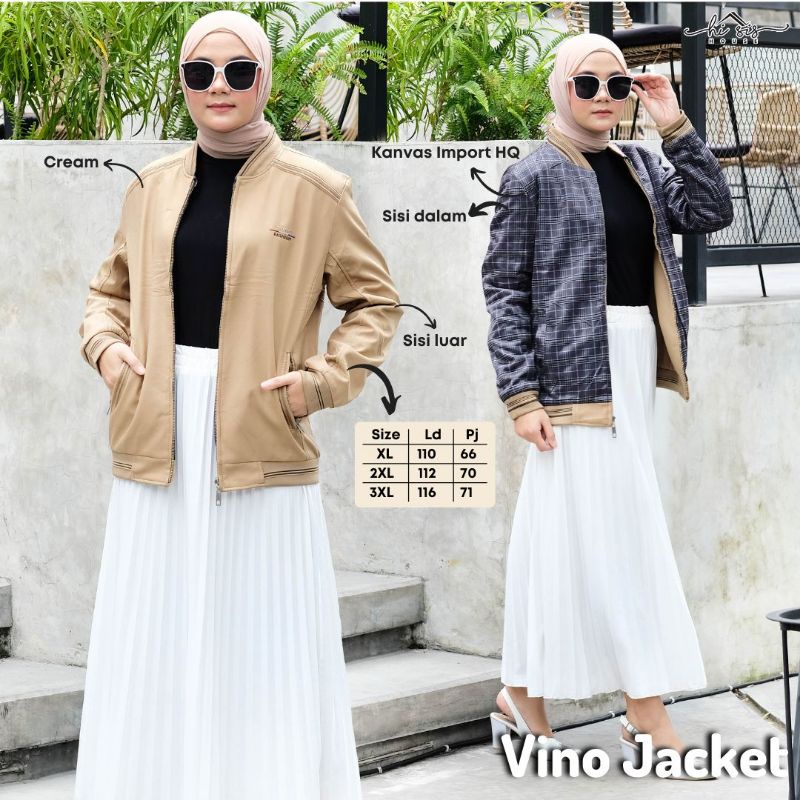 JAKET DEWASA PRIA DAN WANITA VINO