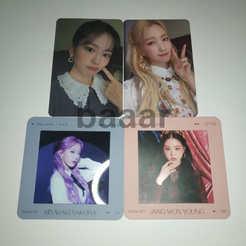 Photocard IZONE ONE-REELER