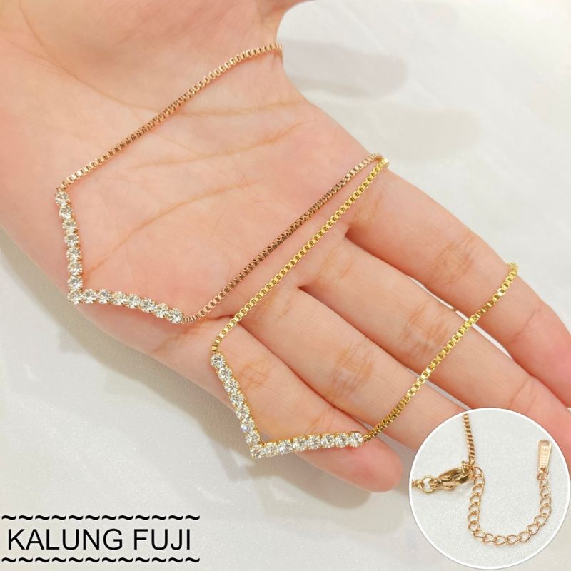 Kalung Fuji Titanium Asli