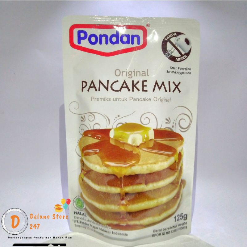 

Pancake Mix Original Pondan Tanpa Mixer