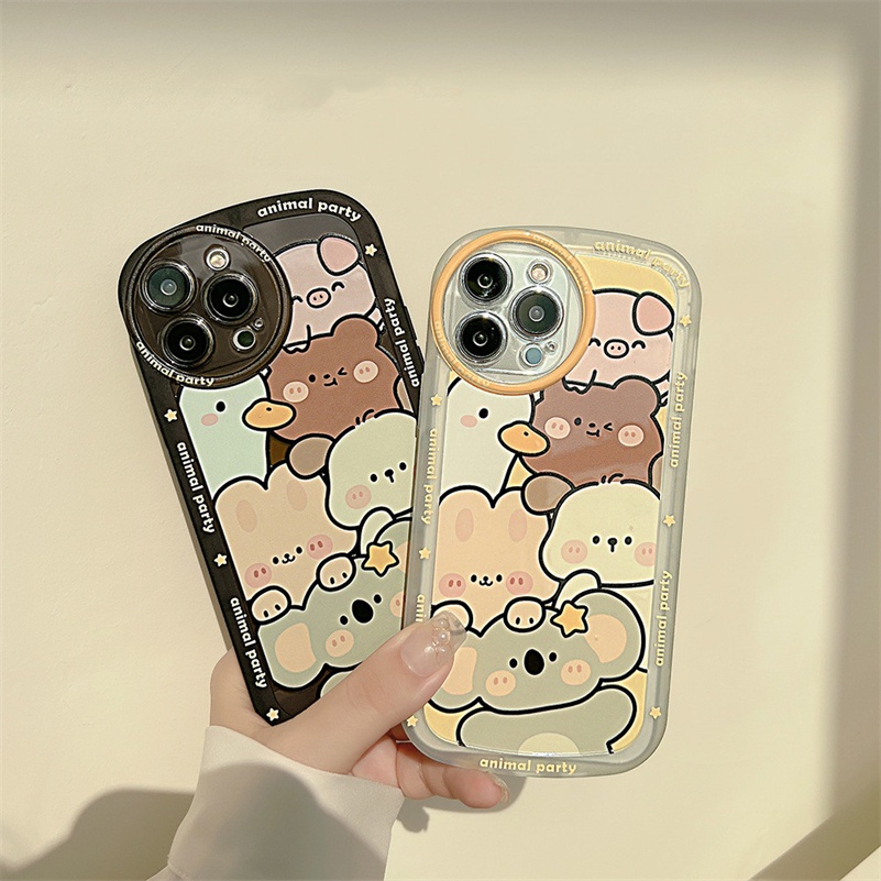 Soft Case Pelindung Motif Hewan Untuk Samsung A03s A03 A12 A13 A22 A32 A33 A53 A73 A23 M33 A52s A52 A72 A50 A50s A30s A20 A02s A11 A10