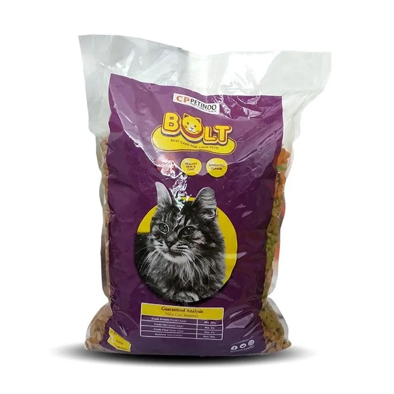 Bolt Tuna Repack Makanan Kucing Kering 1kg