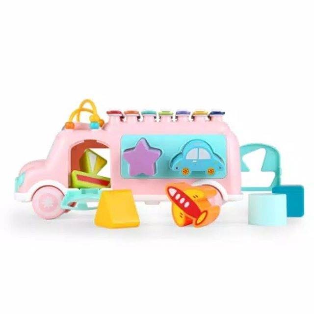 Mainan edukasi / Funny Bus Xylophone / Music Bus