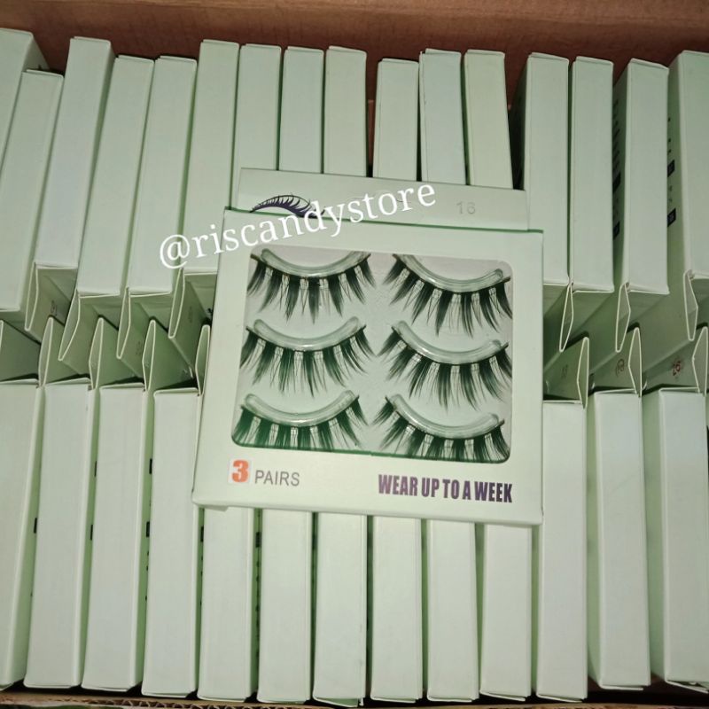 [3-5 Pasang] Dolly Eyelashes / Little Devil Bulu Mata Cosplay