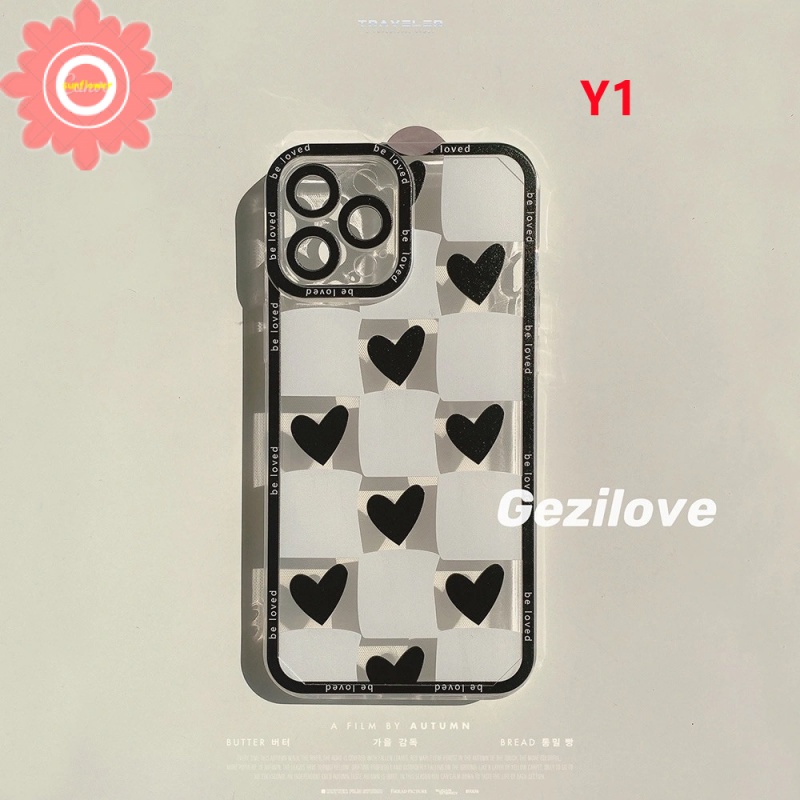 Soft Case Desain Hati Untuk Vivo Y21 2021 Y75 V21 V23 V23E T1 Y20 Y11 Y17 Y50 Y21S Y12S Y33S Y12 Y15S Y15A Y20s Y30 Y91I