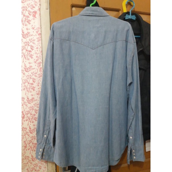 kemeja denim wrangler