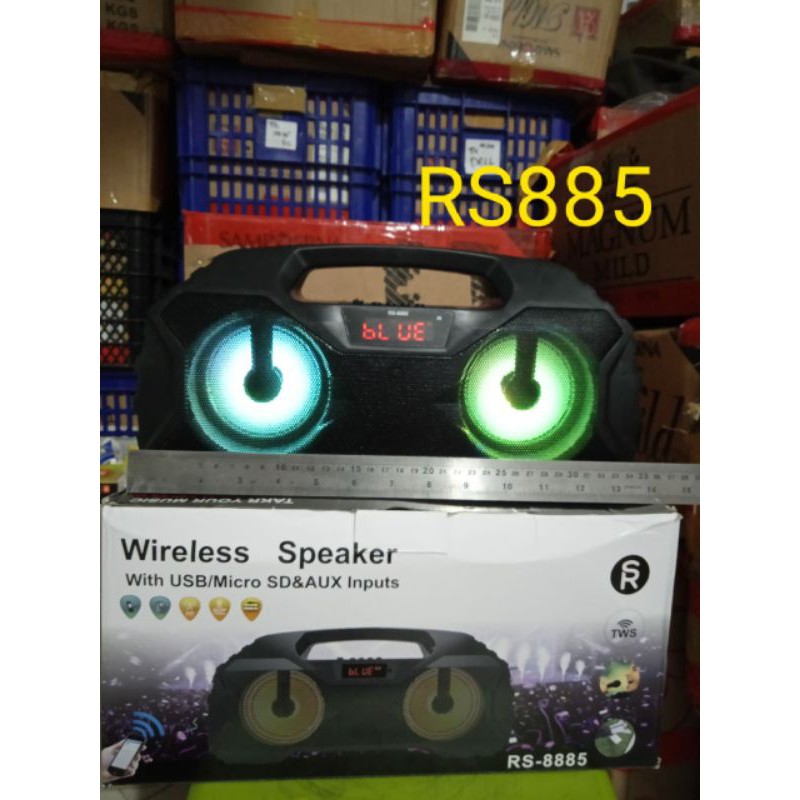 speaker bluetooth karaoke fc rs 885 ukuran besar fc