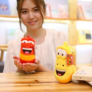 Mainan Larva Boneka Larva Merah 319-567