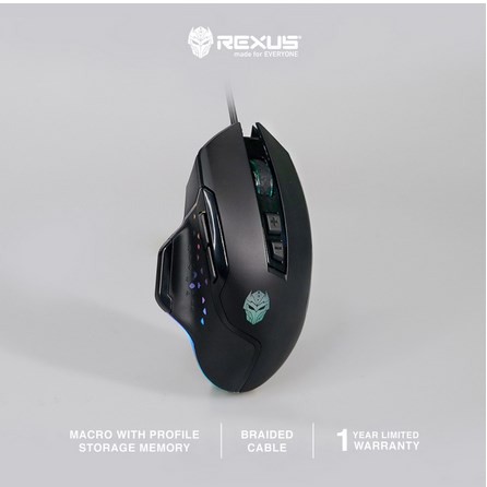 itstore Mouse Gaming Rexus terbaru nyaman dipakek Kantoran Awet Kode Xierra X8