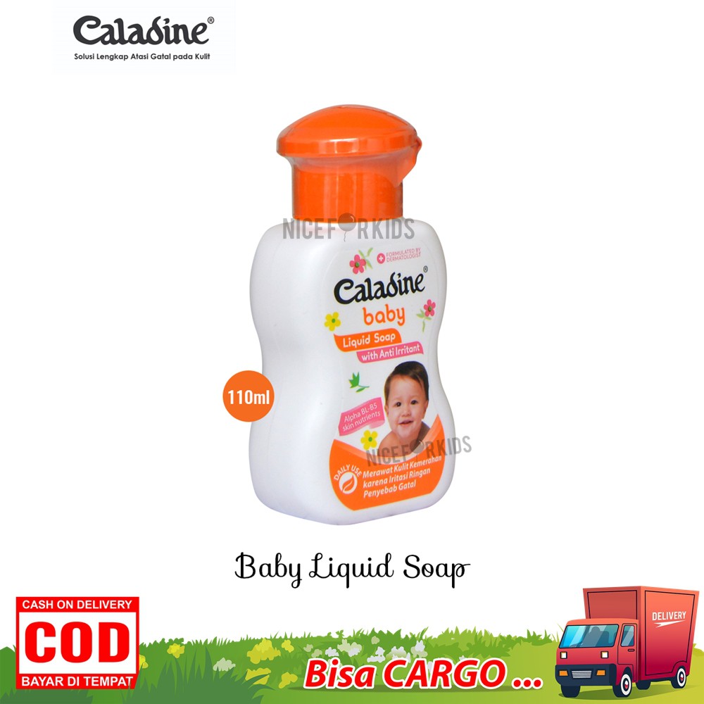 Caladine Baby Liquid Soap 110 ml 200 ml / Sabun Bayi Cair Kulit Iritasi