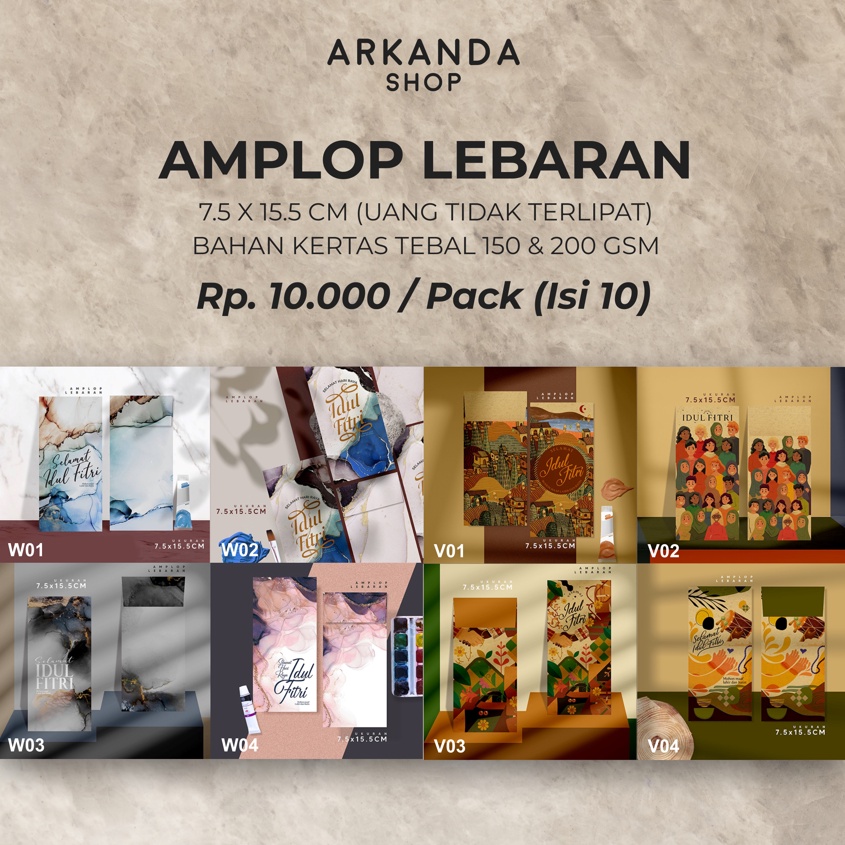 

AMPLOP LEBARAN PREMIUM (TANPA LIPAT)