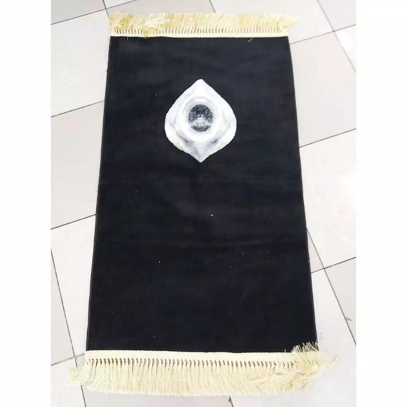 sajadah mescah kiswah premium besar/sajadah madinah