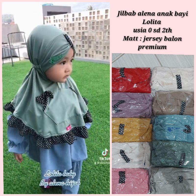 Jilbab alena anak Bayi Lolita