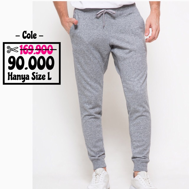  Celana  training cole  jogger  pant abu abu Shopee Indonesia