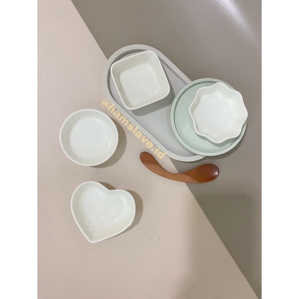 Tempat Makan Keramik Putih Hamster, Sugar Glider, Landak | Mangkok Putih Hamster | Bowl Hamster